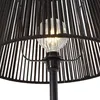 Outdoor Stehleuchte Schwarz mit Schwarzem Seilschirm IP44 Produktbild-Vorschau 4