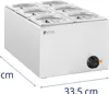 Bemar Podgrzewacz Elektryczny 6 X Gn 1/6 640 W Podgląd zdjęcia produktu 9