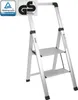 Alu Trittleiter 2-stufig klappbar Handlauf 150 kg Produktbild-Vorschau 2