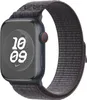 Apple Nike Sport Loop, Watch 45 mm, nylon, noir/bleu Voir les images du produit 1