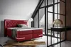 Boxspringbett Schlafzimmerbett 180x200cm AMORE Nr.3 Rot Produktbild-Vorschau 1