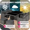 TecTake 403821, Šedá, 10 sedadlo/sedadel, Dospělí a děti, Náhled obrázku produktu 9