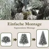 Diagram showing the assembly of a Christmas tree in three steps. Produktbild-Vorschau