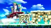 Sonic the Hedgehog running on a platform with a red flying vehicle in the background. Produktbild-Vorschau