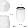 Garronda 60L Plastikfass Lebensmittelfass aus HDPE-Plastik Produktbild-Vorschau 3