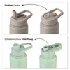 Trinkflasche Edelstahl 1L Thermoflasche Sport Gym Flasche Produktbild-Vorschau 2