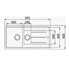 Lavello Franke BASIS BFG 651 in Onice Anteprima dell’immagine prodotto 5