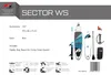 F2  Stand up Paddle Board SECTOR WS Windsurf SUP 12,2  Blau Produktbild-Vorschau 2