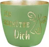 Gilde Windlicht, "Ich beschütze Dich", Engelmotiv, Spruch, Produktbild-Vorschau 3