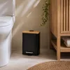Poubelle étroite pour salle de bain avec bambou ZETRU, 5 l Voir les images du produit 10