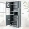 GOPLUS 145 cm Badezimmerschrank, freistehender Produktbild-Vorschau 6