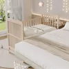 Merax Gitterbett 60 x 120 cm, 3-in-1 Babybett mit Produktbild-Vorschau 4