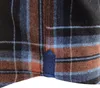Herren Flanell Hemd langarm Medium Braun/Blau/Grau kariert Produktbild-Vorschau 6