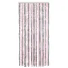 Design Fliegenvorhang Silbergrau und Rosa 100x220 cm Produktbild-Vorschau 3