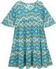 Boho Kurzarm Sommerkleid, Maxikleid, Strandkleid, Plus Size Produktbild-Vorschau 3
