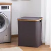 Wäschekorb mit Deckel Ilian 60 Liter Produktbild-Vorschau 2