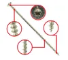 Viti di regolazione Klimas bianche 6x80 - 200 pz. Anteprima dell’immagine prodotto 15