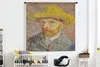 MuchoWow® Wandteppich Wandbehang Selbstporträt - Vincent Produktbild-Vorschau 3
