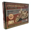 RoboTime 3D mechanisches Holzpuzzle Motorrad (Cruiser) Produktbild-Vorschau 25