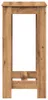 vidaXL Tavolo da bar in rovere artigianale 51x50x103,5 cm Anteprima dell’immagine prodotto 5
