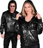 Bomberjacke mit Kapuze schwarz S/M Produktbild-Vorschau 1