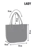 ARCO DESIGN Filztasche Handtasche Lady XL Carousel 42 x 35 Produktbild-Vorschau 2
