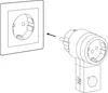 Bewegungsmelder Zwischenstecker mit Schalter 120° 9m LED Produktbild-Vorschau 9