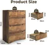 Bealife Kommode 72x41x94 cm | 3 + 2 Schubladen | Produktbild-Vorschau 7