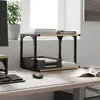 vidaXL Stojak na drukarkę 2 półki dąb sonoma 41x28x33,5 cm Podgląd zdjęcia produktu 4