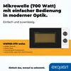 Exquisit Mikrowelle 20L, 700 Watt, 24,5cm Drehteller, 5 Produktbild-Vorschau 2