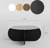 Skye Decor, Bubble - Black, Couchtische, Schwarz, Glas, 75 Produktbild-Vorschau 5