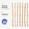 Garronda Gartenzaun zum Stecken aus Haselnüsse Zaun Garten Produktbild-Vorschau 4