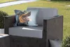 MuchoWow® Outdoor Kissen - Rottweiler mit Zunge aus dem Produktbild-Vorschau 5