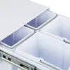 Relaxdays Einbaumülleimer, 4 Fächer, 4 x 8l, HBT: Produktbild-Vorschau 10