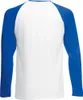 Fruit Of The Loom Herren Baseball T-Shirt, langärmlig BC328 Produktbild-Vorschau 2