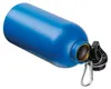 Edelstahl Trinkflasche / mit Karabiner / 500ml / Farbe blau Produktbild-Vorschau 1