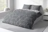 Bettwäsche 200x220 cm geometrisch grau anthrazit modern Produktbild-Vorschau 3