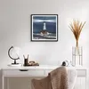 Gerahmtes Poster - Schwarzer Rahmen - Leuchtturm Meer - Produktbild-Vorschau 6