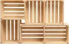 6x cassetta di legno PINEEA grande 50x40x30 cm - cassetta Anteprima dell’immagine prodotto 2