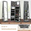 COSTWAY Armoire à bijoux, armoire à glace avec miroir Voir les images du produit 6