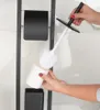Toilettenpapierhalter stehend mit Toilettenbürste - 20x80cm Produktbild-Vorschau 6