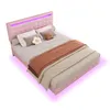 140x200 cm Flachbett mit LED-Ambientelicht, Fernbedienung, Produktbild-Vorschau 12