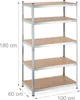 Relaxdays regál na ťažké bremená, rozmery: 180 x 100 x 60 Náhľad obrázku produktu 4