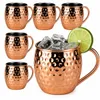 6 Moscow Mule Becher 500ml Kupferfarben Edelstahl Produktbild-Vorschau 1