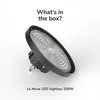 hoftronic LED Hallenstrahler 150W 24000lm 6500K Schwarz Produktbild-Vorschau 7