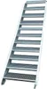 Stahltreppe verzinkt 11 Stufen Geschosshöhe 165-220cm / Produktbild-Vorschau 1
