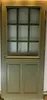 Porte d'entree Bois vitree, Andore Vert RAL 7002, H215 x Voir les images du produit 2