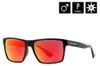 Horsefeathers Brille Merlin GLÄNZEND SCHWARZ/VERMIRREND ROT Produktbild-Vorschau 1