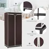 Stoffkleiderschrank Faltbar, stoffschrank mit kleiderstange Produktbild-Vorschau 4