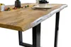 Baumkantentisch Mangoholz Esstisch Vintage-Optik 160 x 85 Produktbild-Vorschau 4